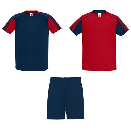 Ensemble de sport publicitaire Enfant Juve ROLY Rouge et Navy Blue